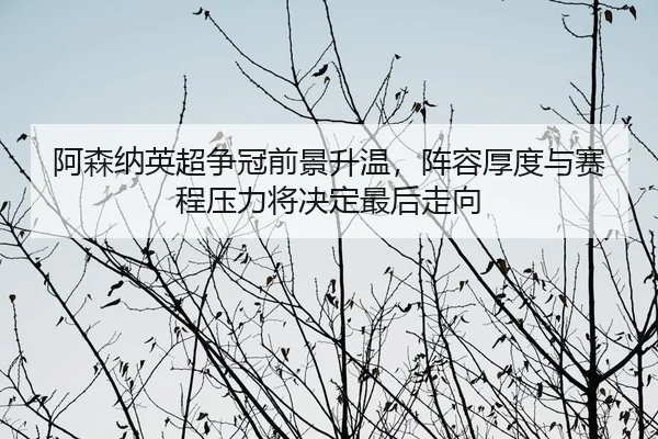 阿森纳英超争冠前景升温，阵容厚度与赛程压力将决定最后走向